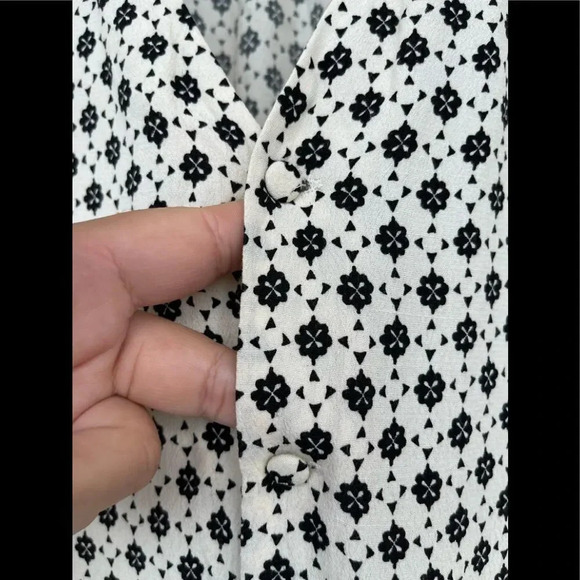 ba&sh Choopa Button Front V-neck Romper size 0 - Picture 13 of 15